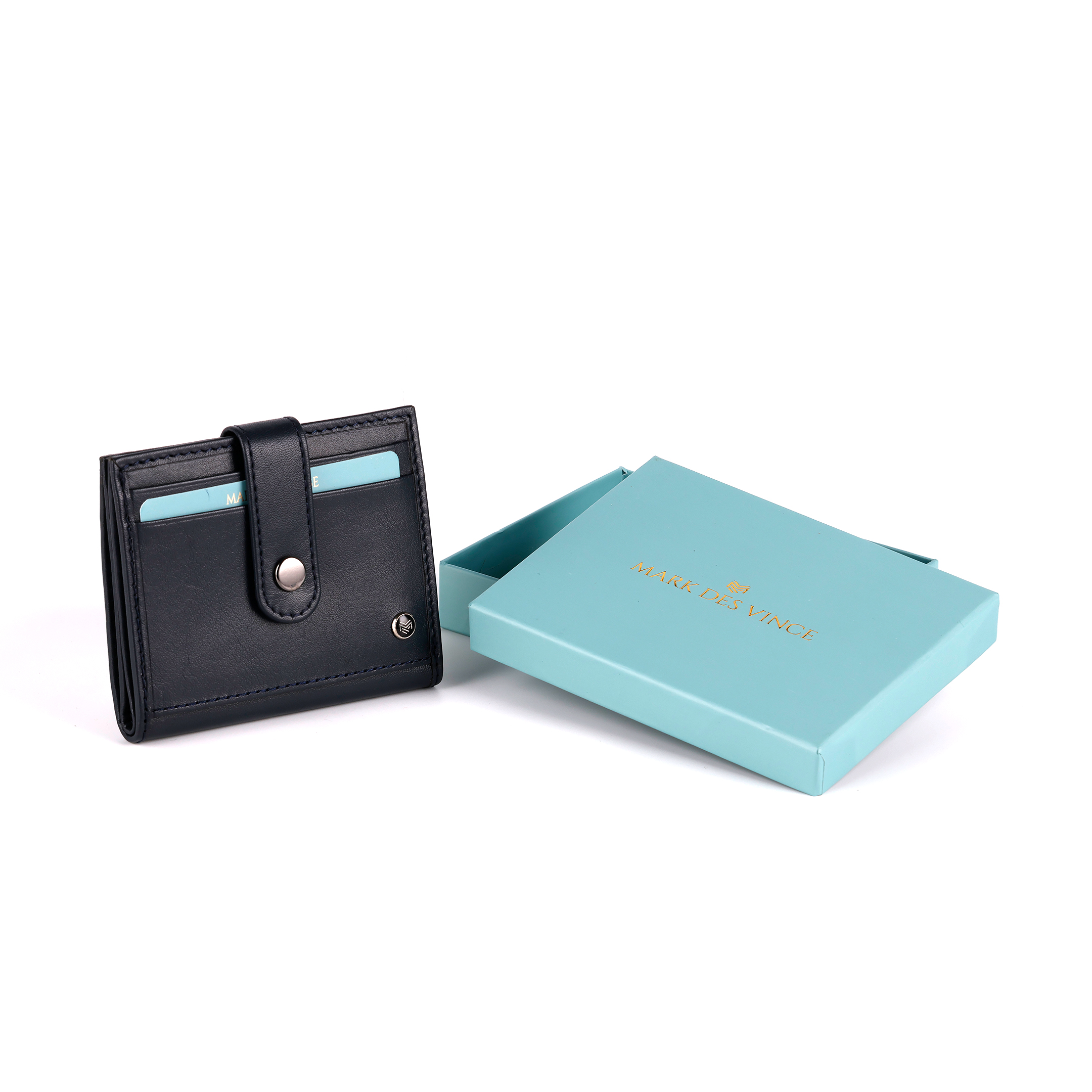 Mark Des Vince Wallet 4029 Blue