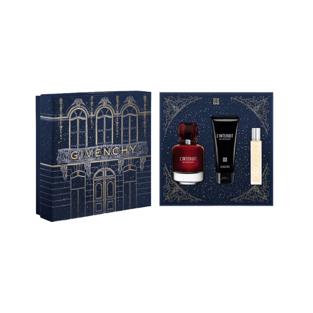 Givenchy L'Interdit Rouge EDP For Women 80ML Set