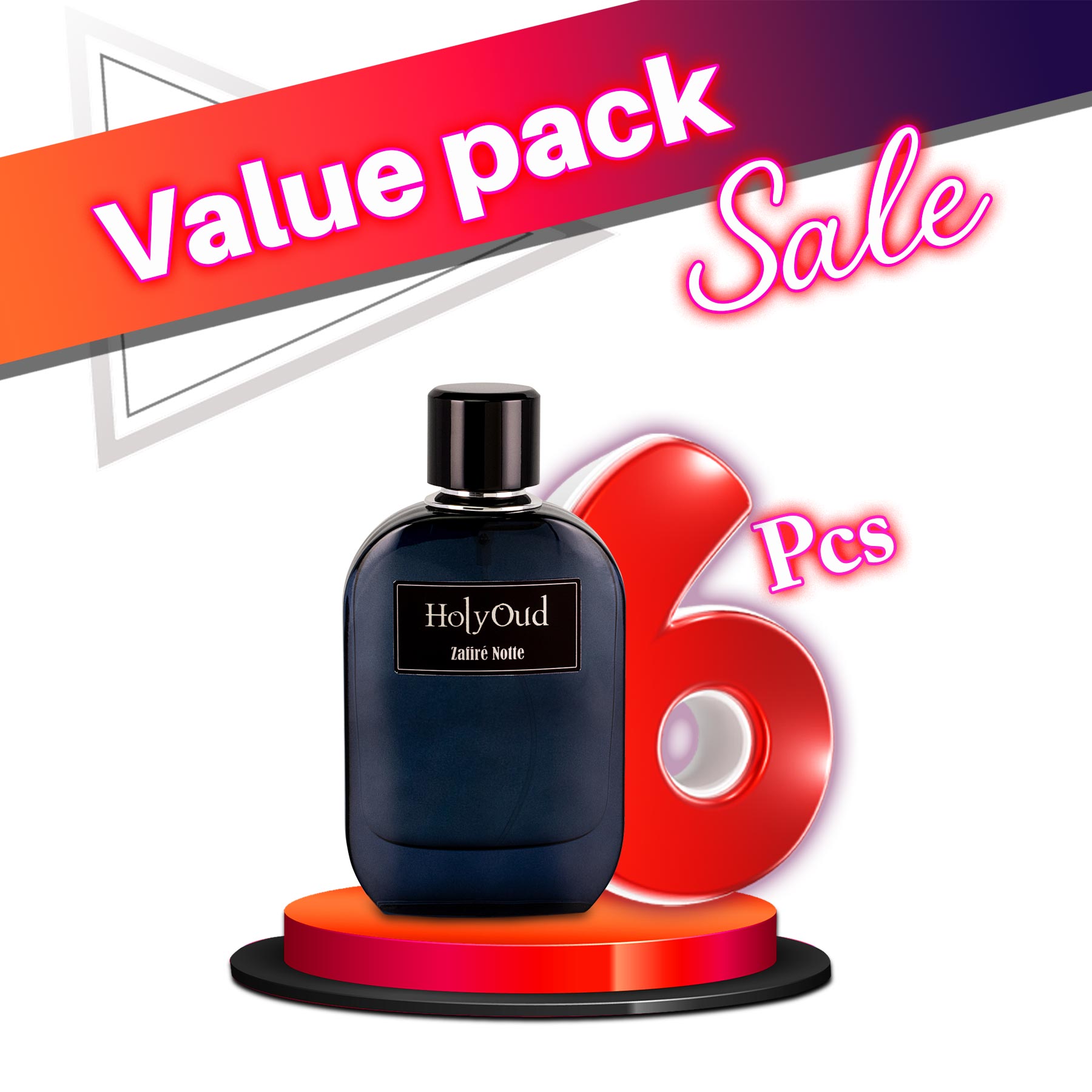 Holy Oud Zafire Notte EDP For Men 100ML  - Value Pack