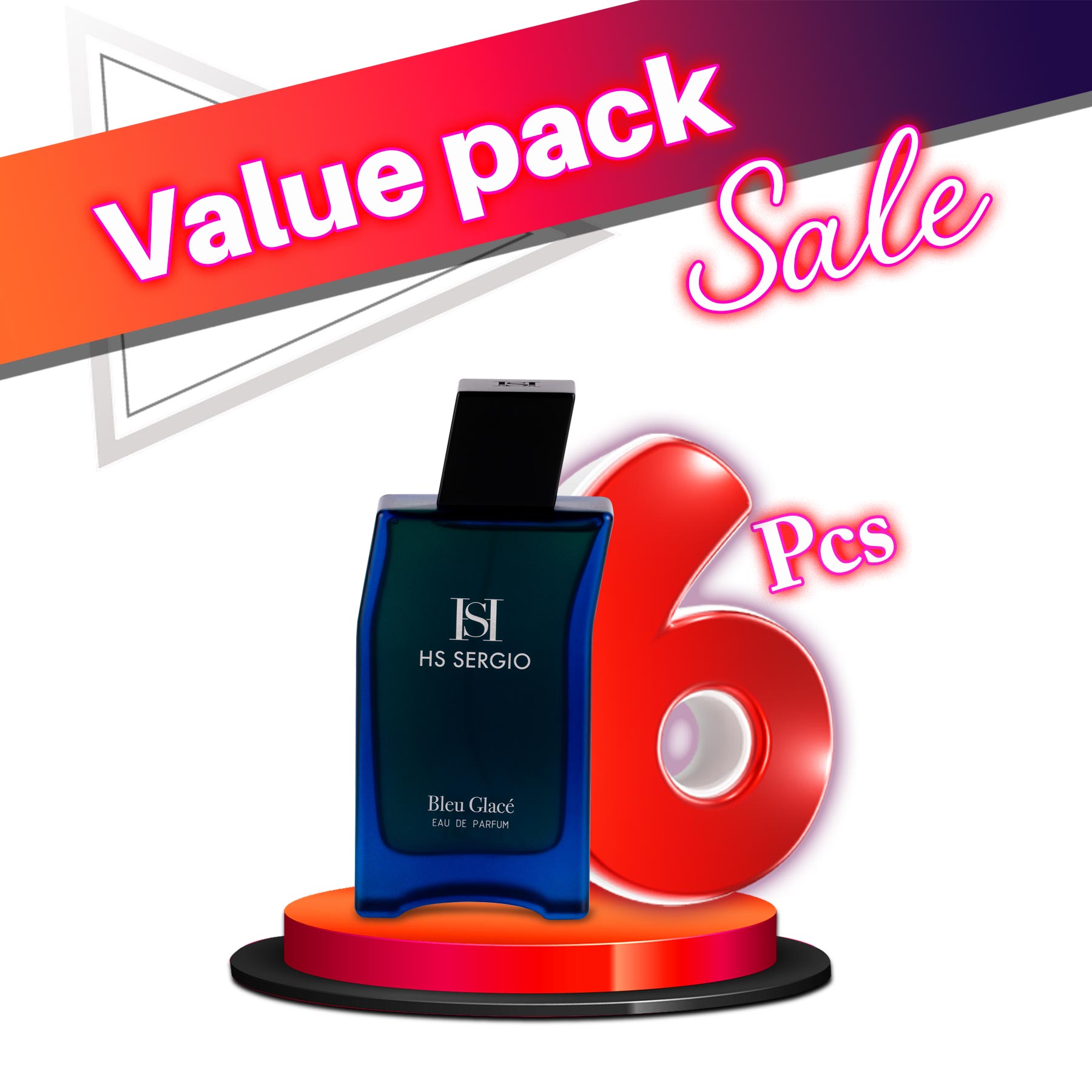 Hs Sergio Bleu Glace EDP Unisex 100ML - Value Pack