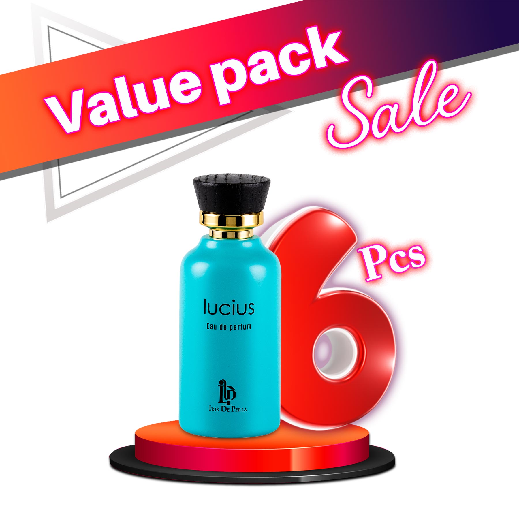 Iris De Perla Lucius EDP Unisex 100ML  - Value Pack