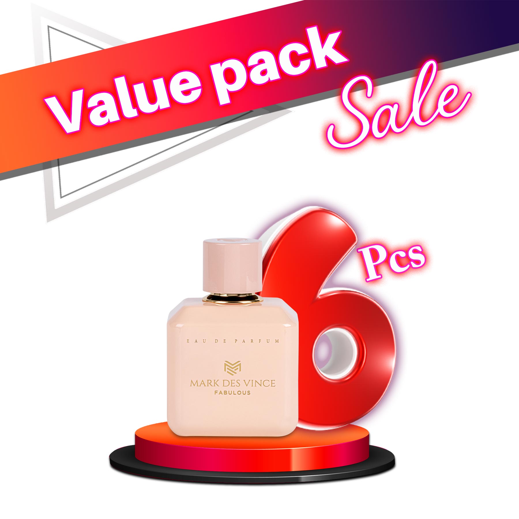 Mark Des Vince Fabulous EDP For Women 100ML  - Value Pack