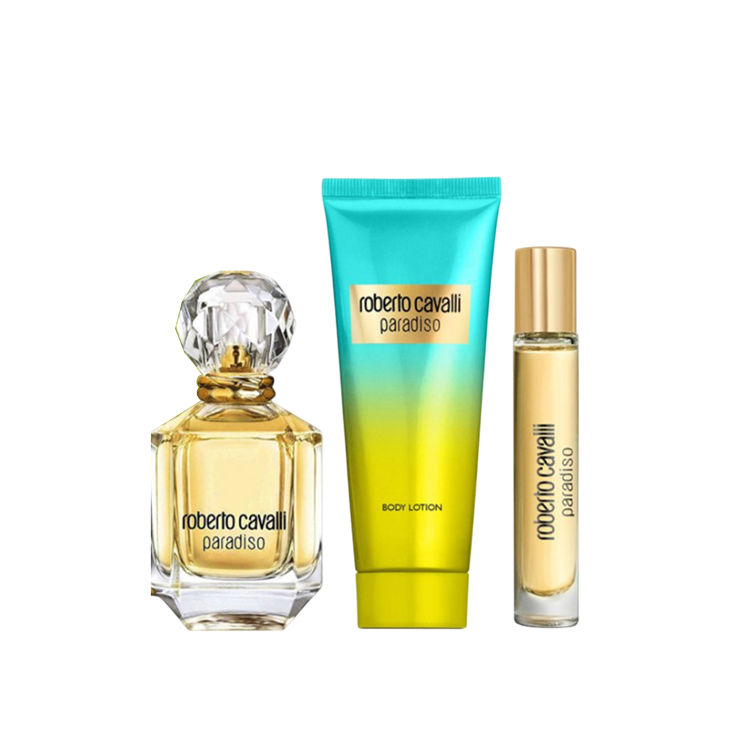 Roberto Cavalli Paradiso EDP For Women 75ML Set