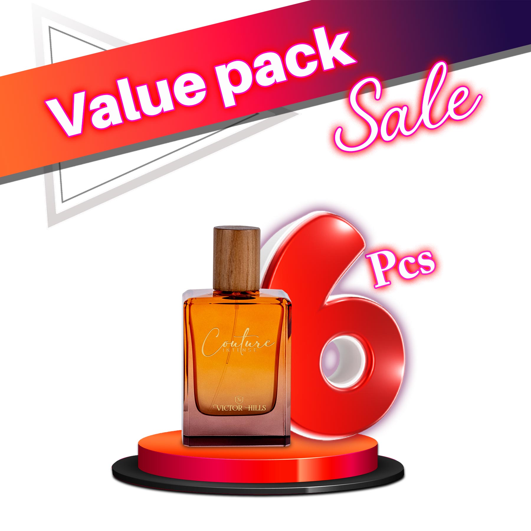 Victor Hills Couture Intense EDP Unisex 100ML  - Value Pack