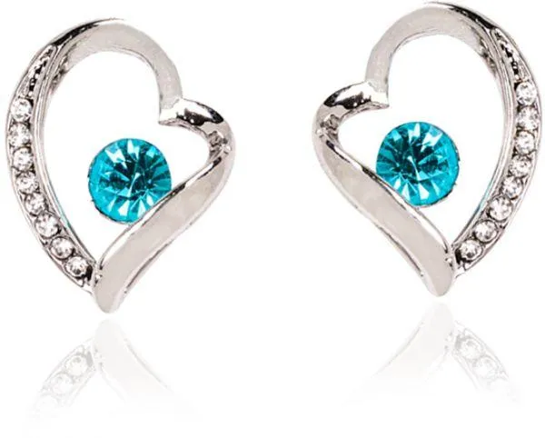 18K White Gold Plated Austrian Crystal - Jewelry Set - MA-218