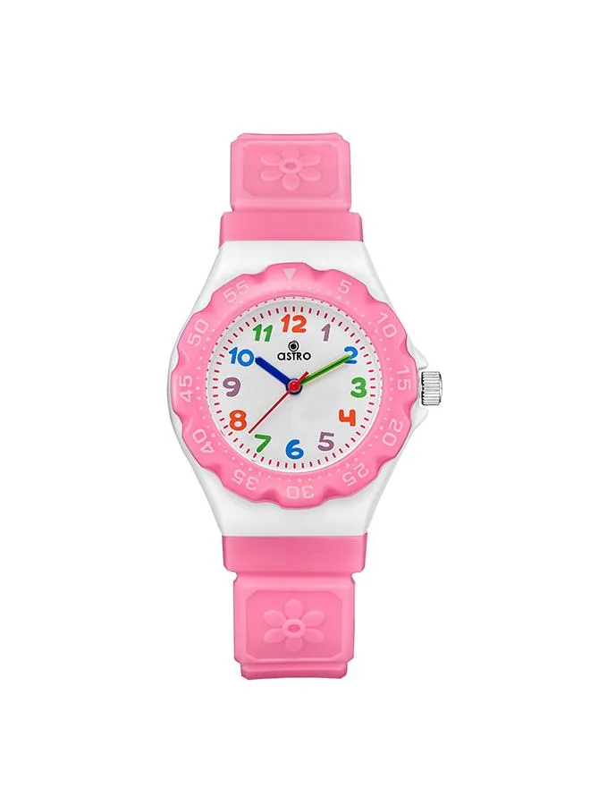 ASTRO Kids Analog White Dial Watch - A23803-PPPP