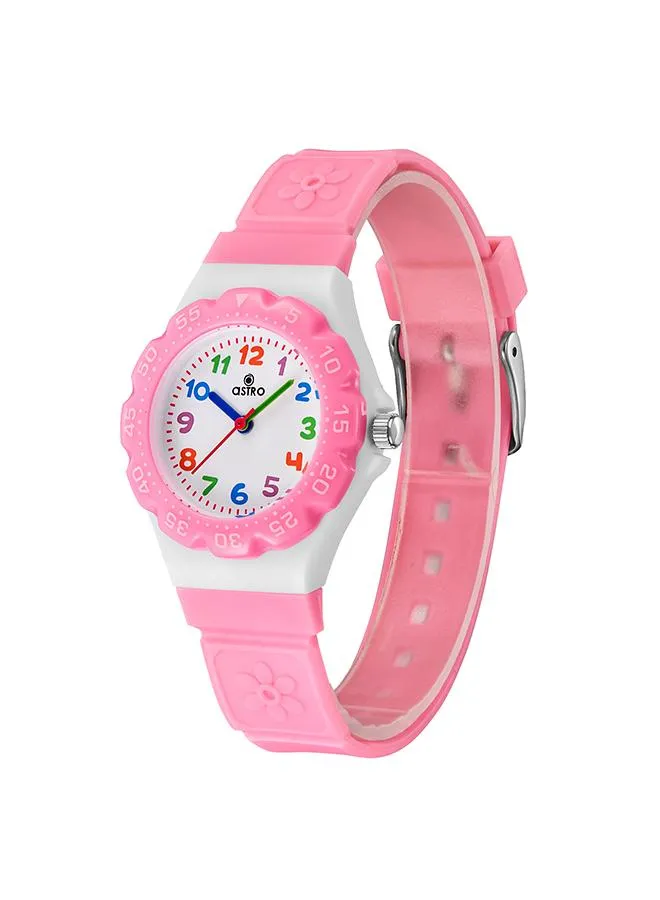 ASTRO Kids Analog White Dial Watch - A23803-PPPP