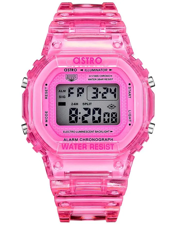 ASTRO Kids Digital Grey Dial Watch - A21807-PPPP