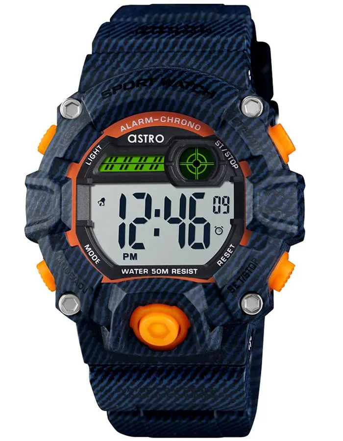 ASTRO Kids Digital Grey Dial Watch - A9936-PPNSO