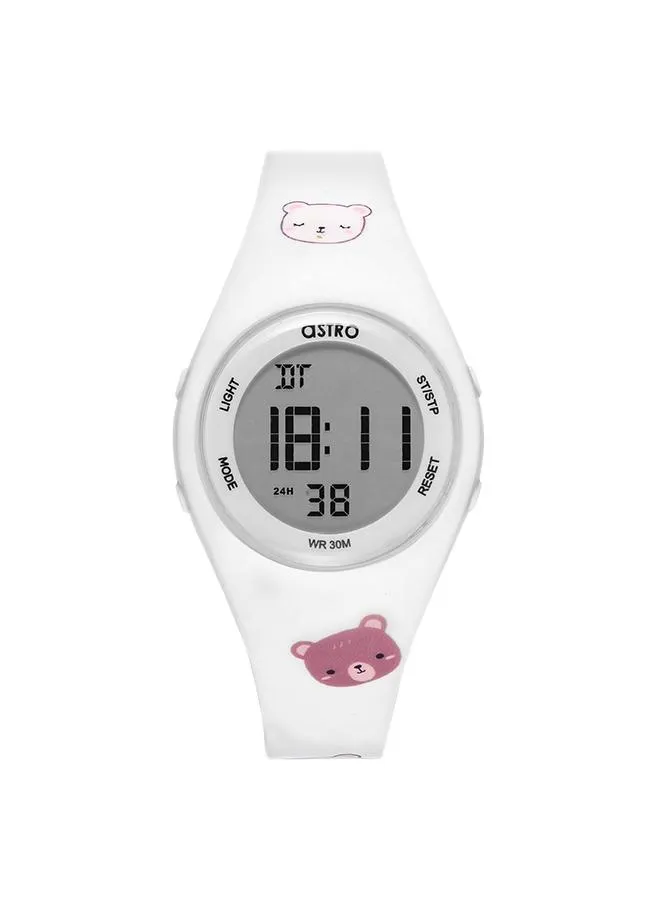 ASTRO Kids Digital White Dial Watch - A23904-PPWW-BR