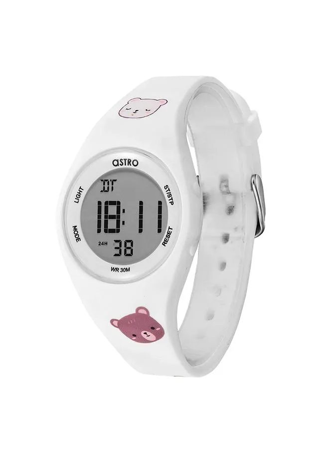 ASTRO Kids Digital White Dial Watch - A23904-PPWW-BR