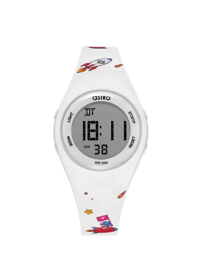 ASTRO Kids Digital White Dial Watch - A23904-PPWW-SP