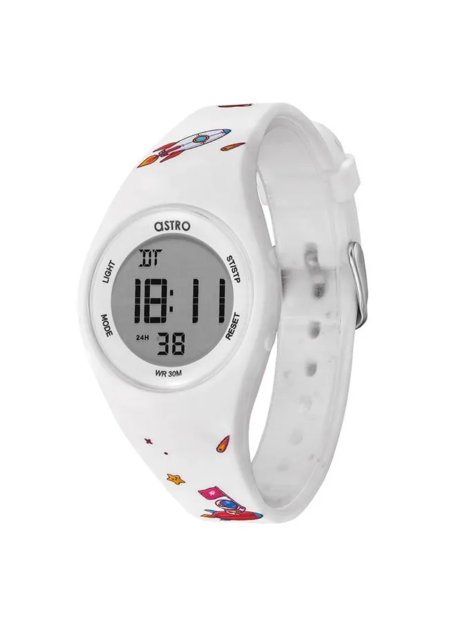 ASTRO Kids Digital White Dial Watch - A23904-PPWW-SP