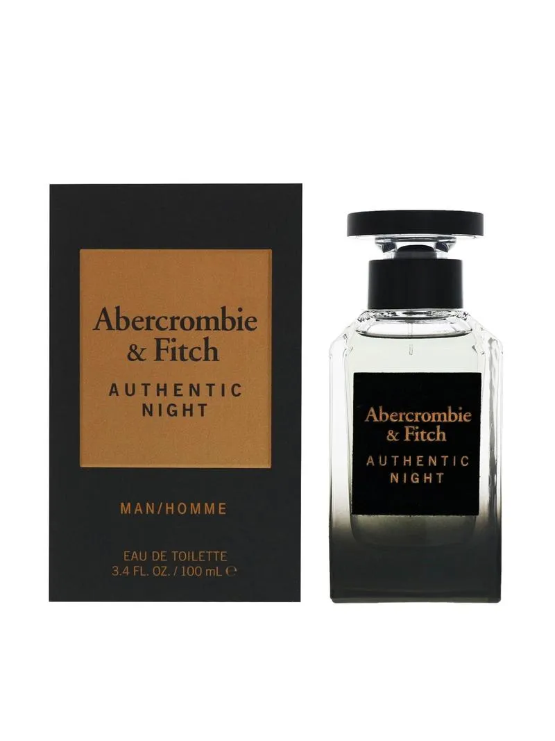 Abercrombie & Fitch Authentic Night EDT For Men 100ML