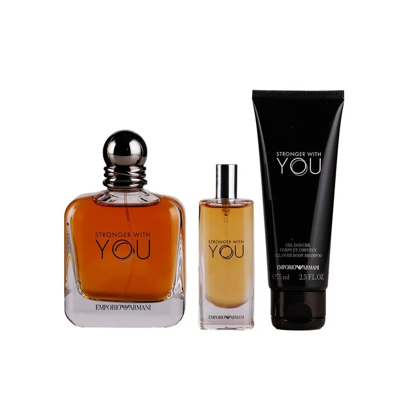 Armani Stronger With You EDT For Men 100ML Set