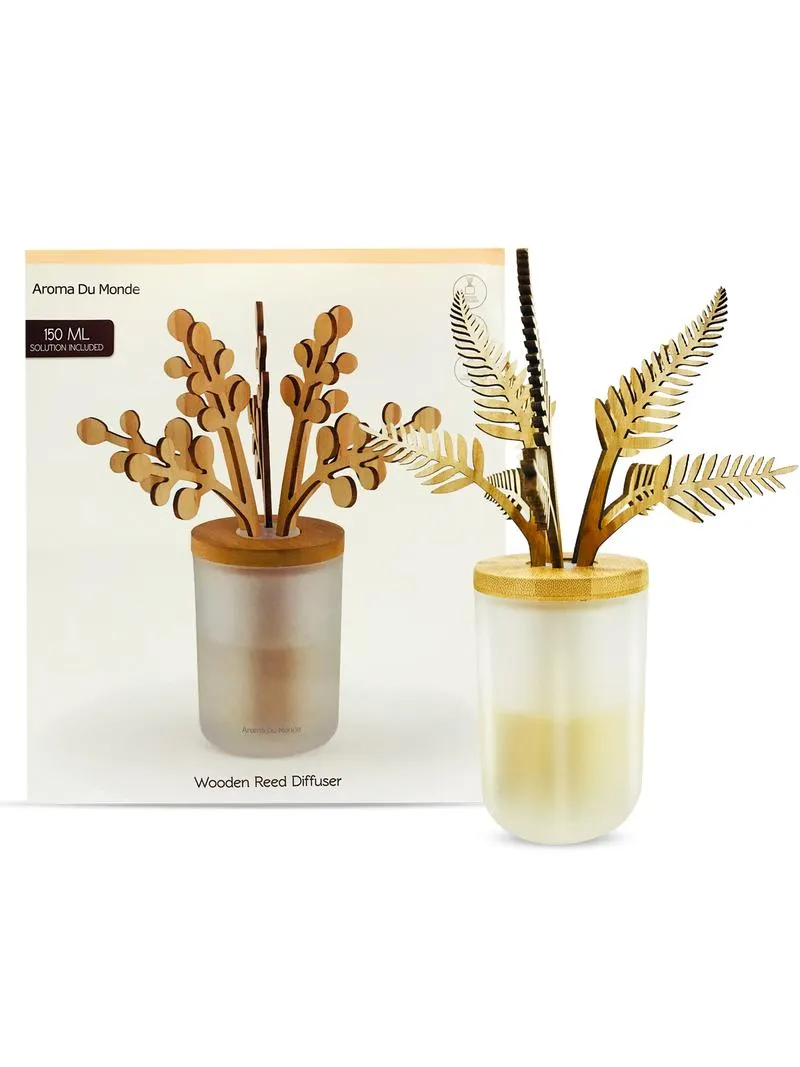 Aroma Du Monde Wooden Reed Diffuser Leather 150ML