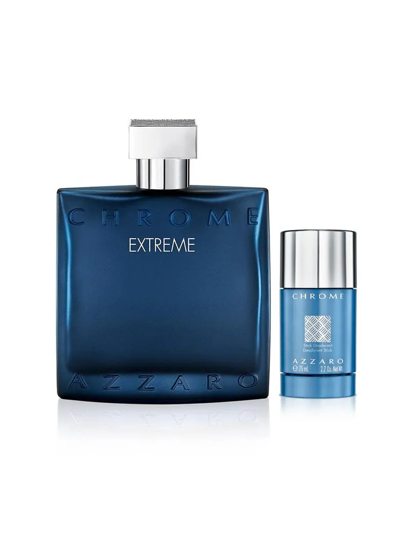 Azzaro Chrome Extreme EDP For Men 100ML Set