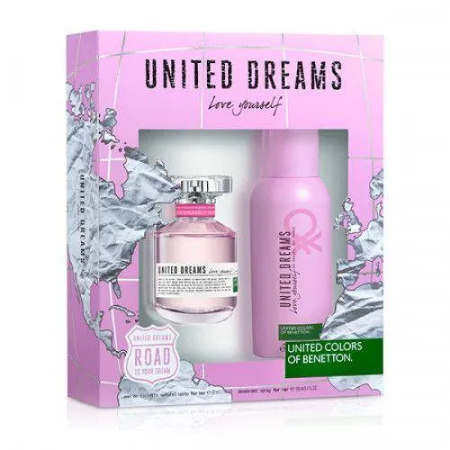 Benetton Lovely Yourself EDT For Women 80ML Set