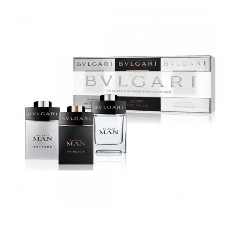 Bvlgari Collection For Men 3Pcs × 15ML Mini Set
