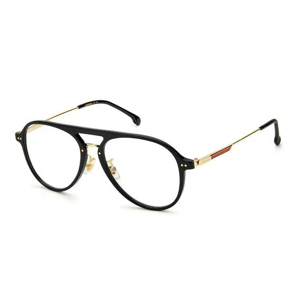 CARRERA Aviator Unisex Sunglasses Gold & Black Frame - 1118 807