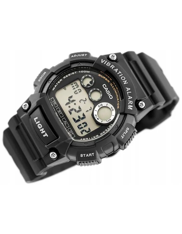 CASIO Mens Digital Grey Dial Watch - W-735H-1A