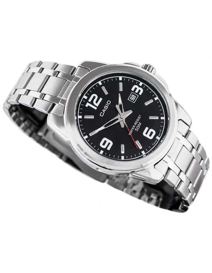 CASIO Mens Multi Function Black Dial Watch - MTP-1314D-1A