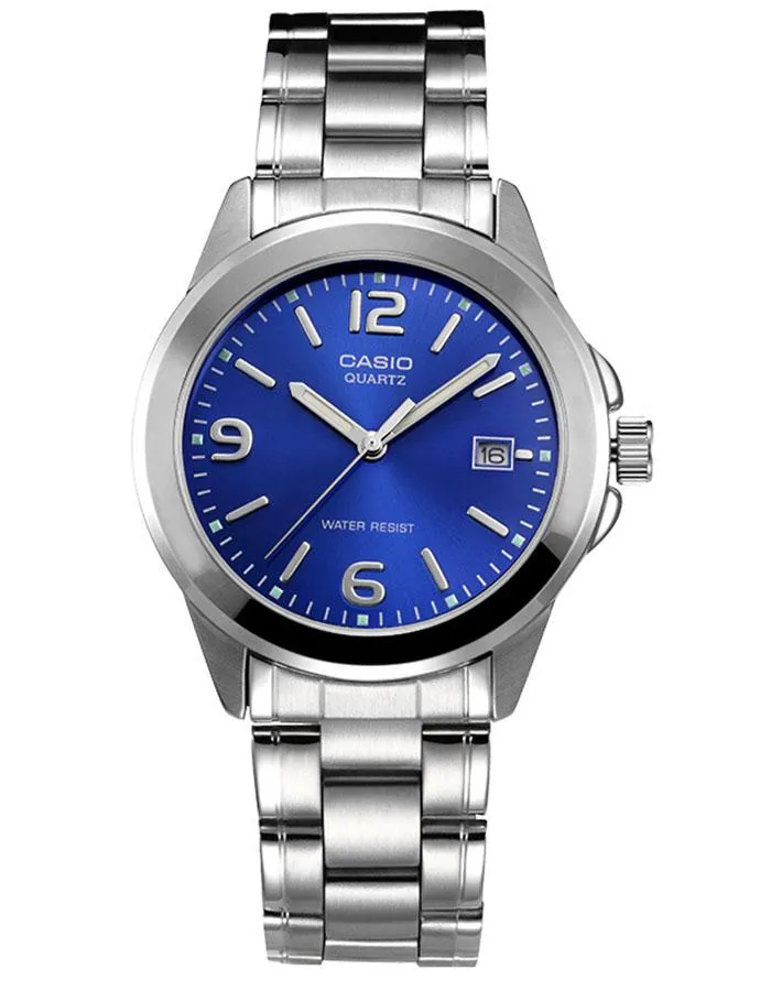 CASIO WoMens Analog Blue Dial Watch - LTP-1215A-2A
