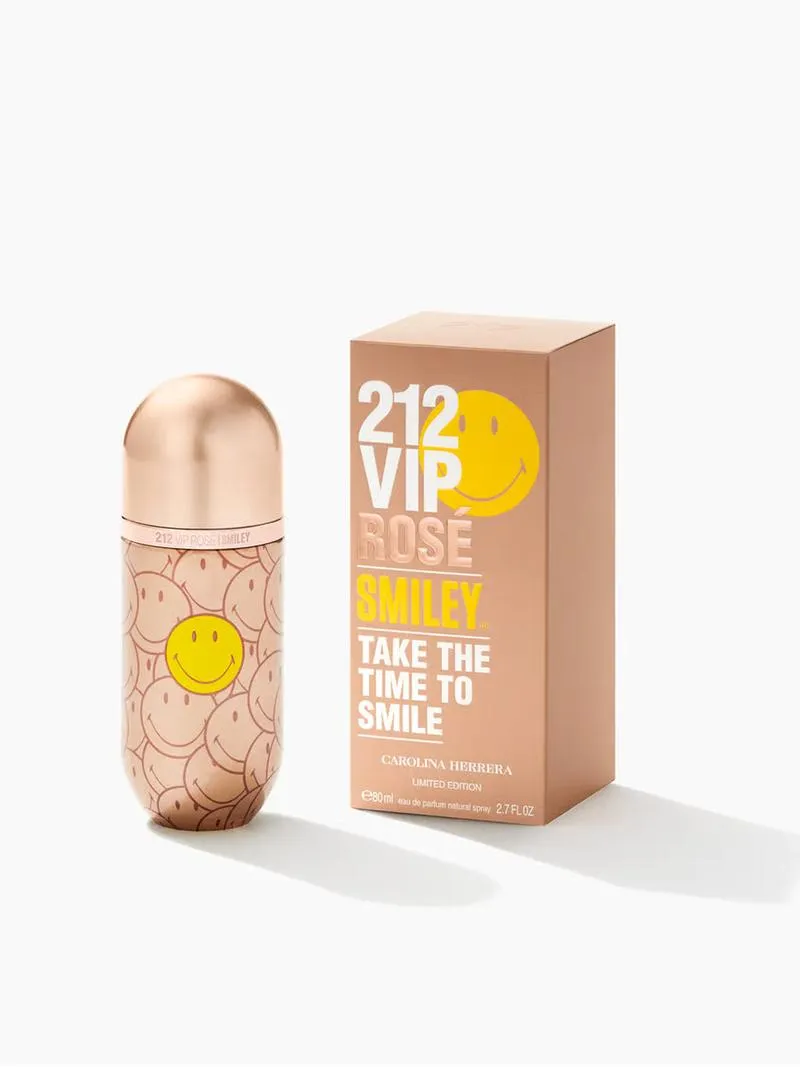 CH 212 VIP Rose Smiley Limited Edition EDP For Women 80ML