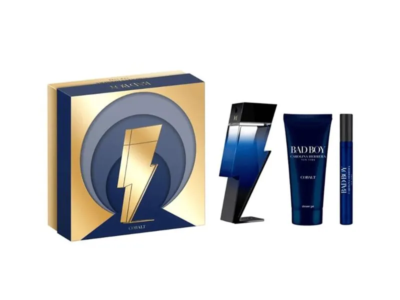 CH Bad Boy Cobalt Electrique EDP For Men 100ML Set