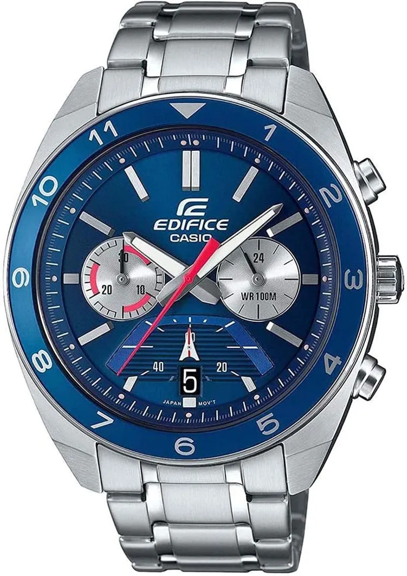 Casio Analog Blue Dial Men's Watch-EFV-590D-2AVUDF (ED485)