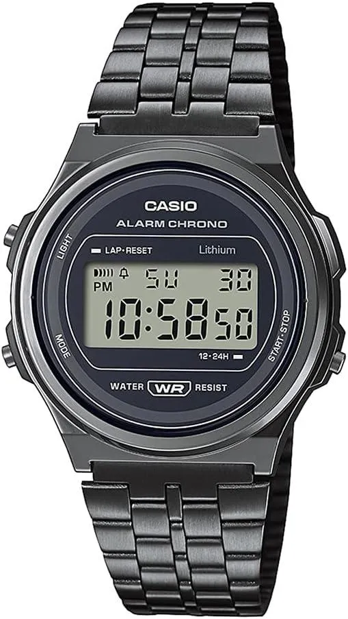 Casio Digital Black Dial Unisex Watch