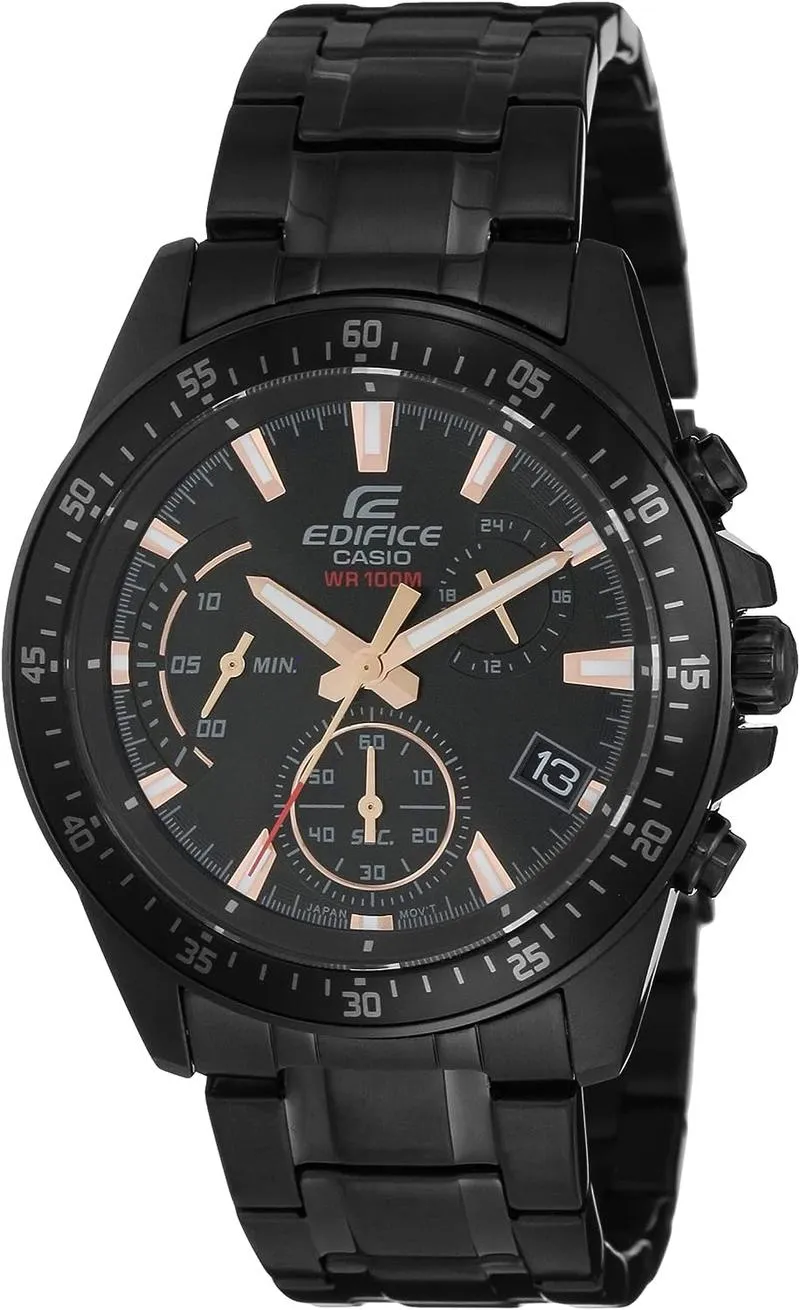 Casio EdifICE Analog Black Dial Men Watch  (EX415)