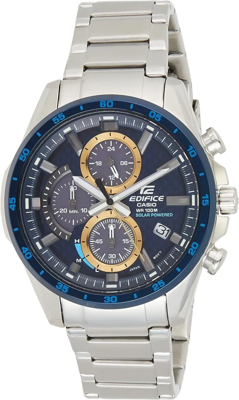 Casio Eqs-900Bcd-2Avudf EdifICE Solar Powered Analog Watch