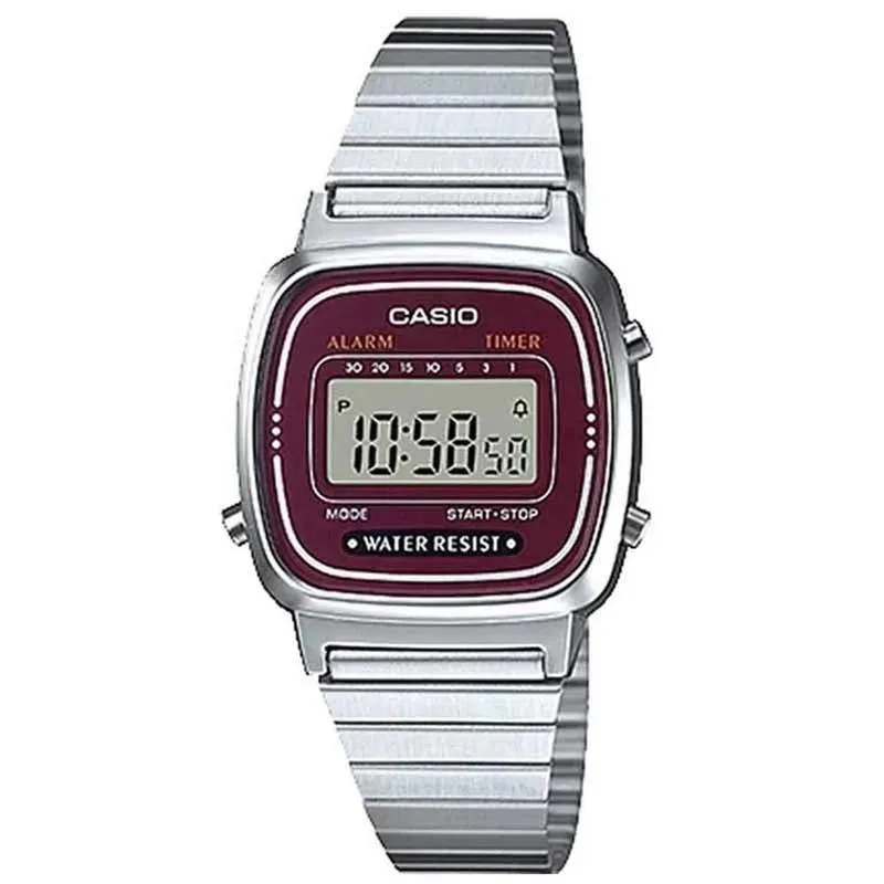 Casio LA670WA-4DF Youth Digital Watch Silver