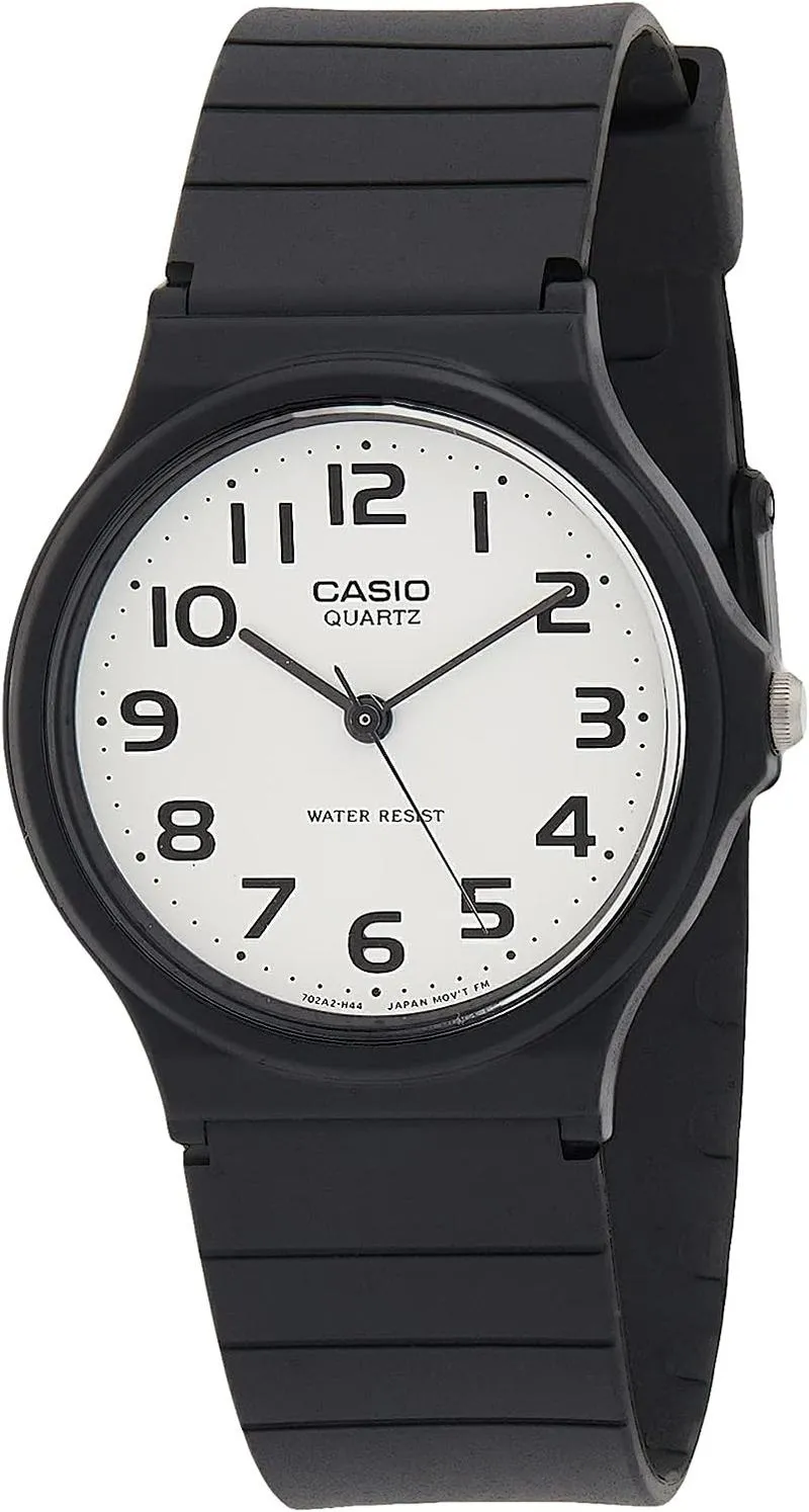 Casio Men White Dial Resin Band WATCH - MQ24-7B2