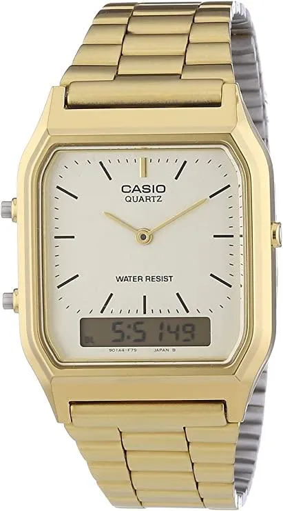 Casio - Quartz Stainless Steel Mens Watch - AQ-230GA-9DMQ