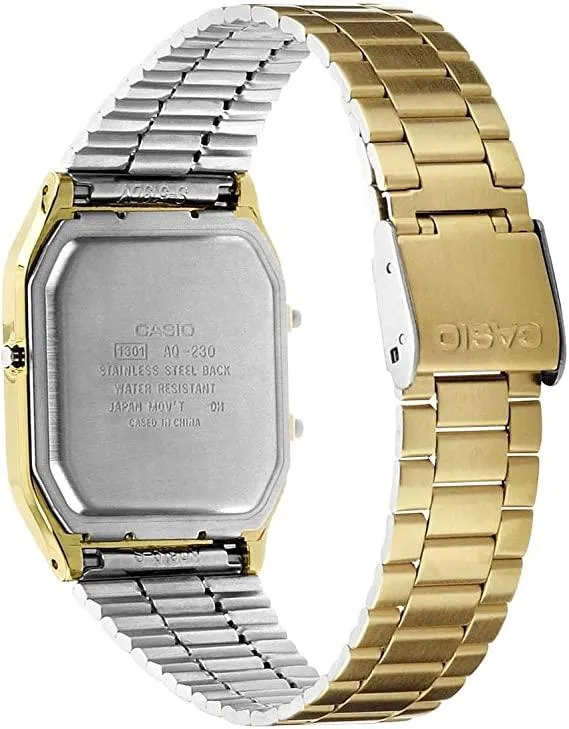 Casio - Quartz Stainless Steel Mens Watch - AQ-230GA-9DMQ
