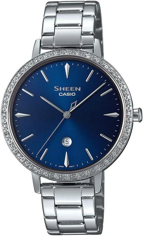 Casio Sheen SHE-4535YD-2AUDF Stainless Steel Band Analog Wrist WATCH for Women