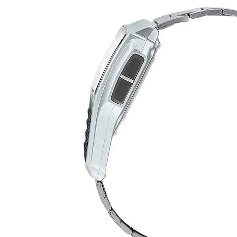 Casio Vintage Digital Watch For Men With Stainless Steel Band