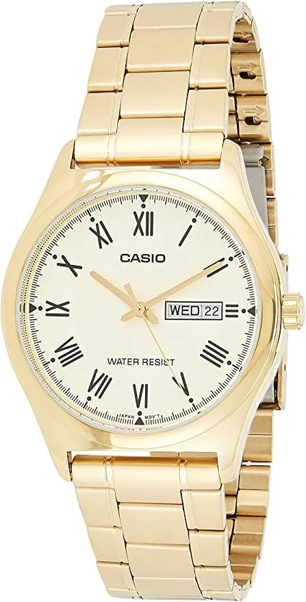 Casio - Watch Analogue Display And Stainless Steel Strap - MTP-V006G-9BUDF (CN)