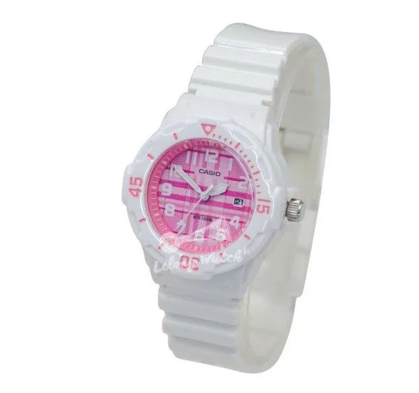 Casio White Resin Women Watch LRW-200H-4CDF