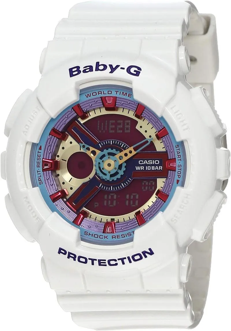 Casio Women Quartz WATCH, Analog-Digital, with a Rubber Strap