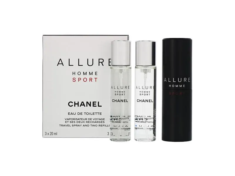 Chanel Allure Sport EDT For Men 3Pcs × 20ML Set