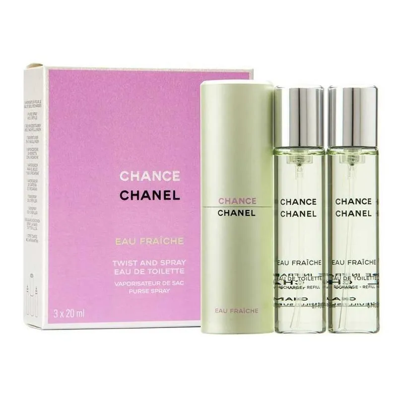 CHANEL CHANCE Eau Fraîche 20ml 3本セット Chanel Chance Eau Fraiche For Women Eau De Toilette 3*20ML