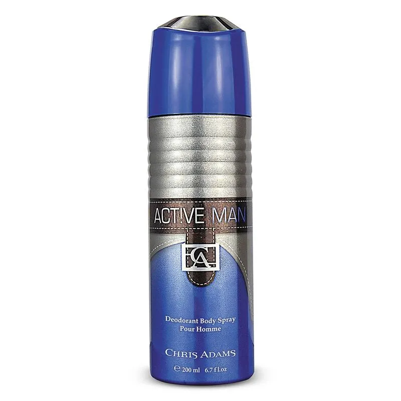 Chris Adams Active Deodorant Spray For Men 200ML