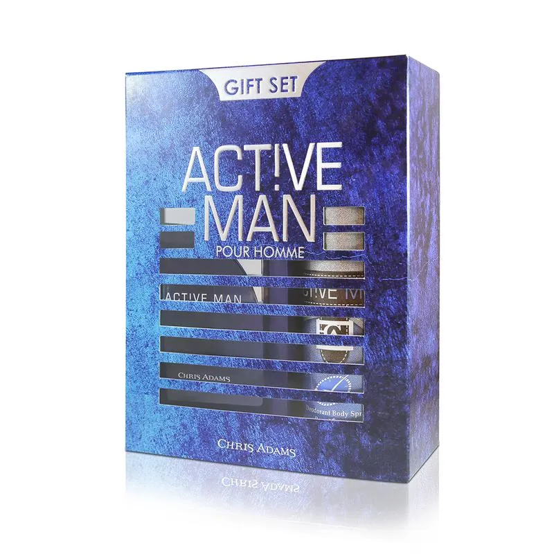Chris Adams Active EDP For Men 100ML Set
