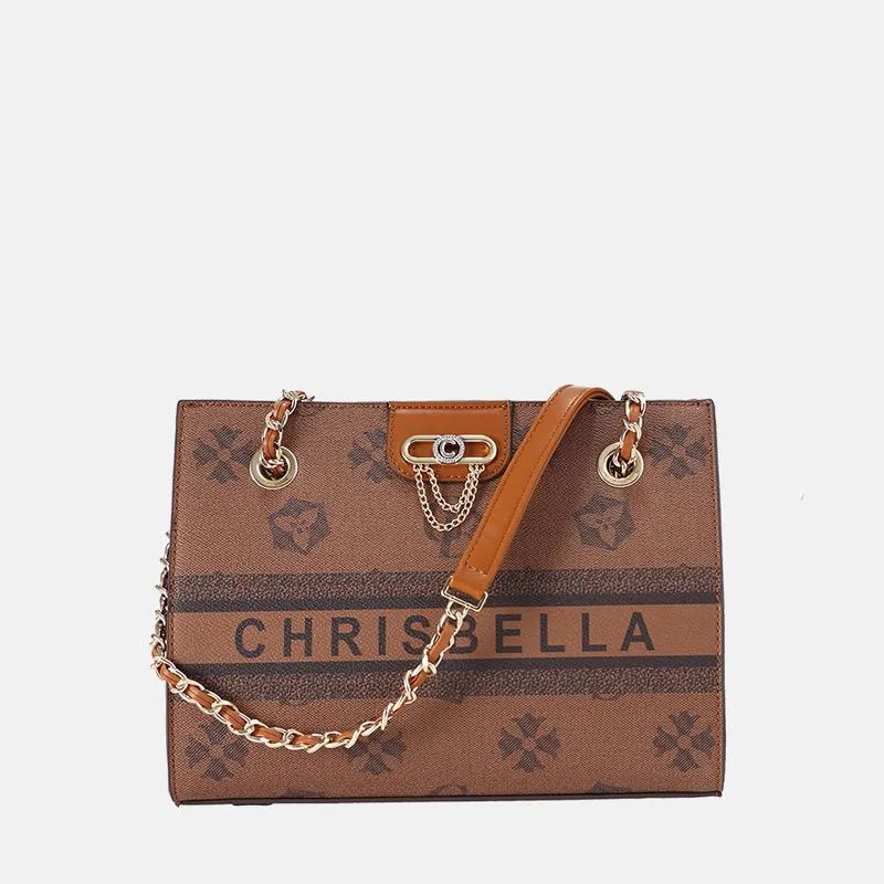 Chrisbella chain crossbody bag Brown - 2U012110083