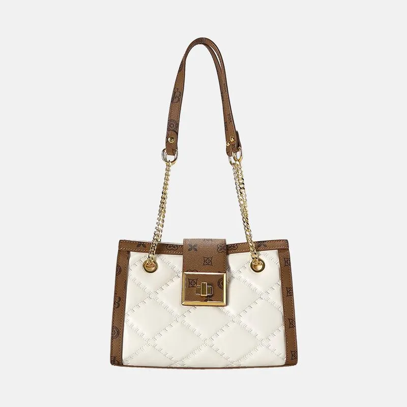 Chrisbella chain crossbody bag Cream - 2E012206022