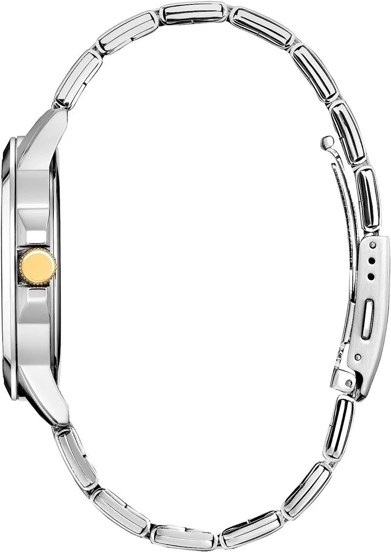 Citizen Classic Quartz Two-Tone Stainless Steel Bracelet, Two-Tone and Silver-White, Classic