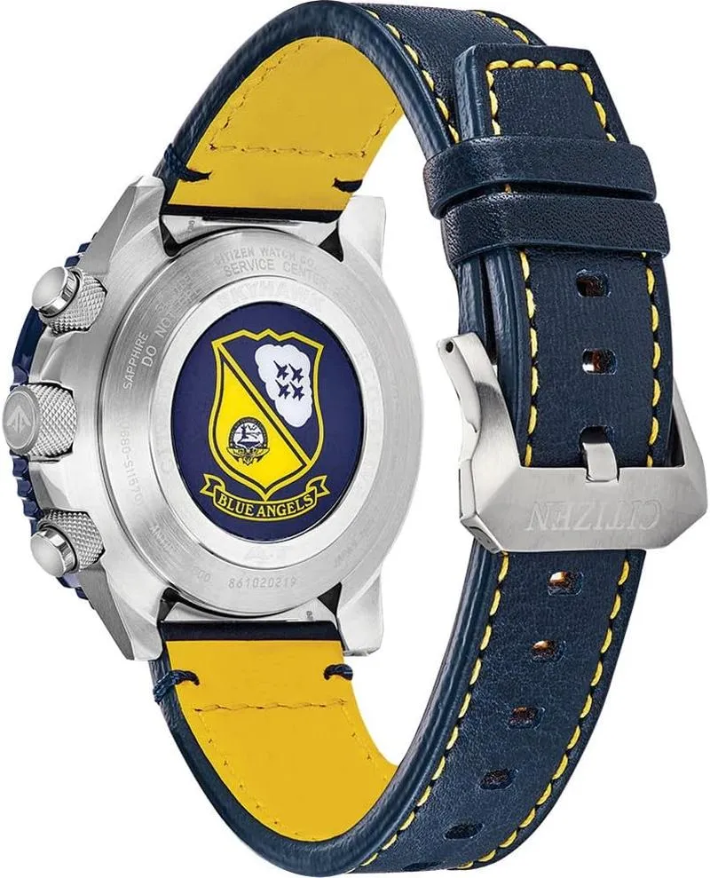 Citizen Men Solar Powered WATCH, Analog- Digital Display And Leather Strap - JY8078-01L